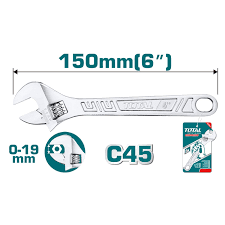 [THT101063] TOTAL CLE A MOLETTE 150MM  