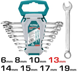 [THT102286] TOTAL 8-piece combination spanner set