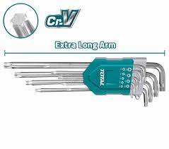 [THT106391] TOTAL 9-piece extra long TORX key set