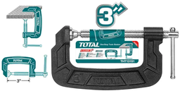 [THT13136] TOTAL ملقط تثبيت 3"