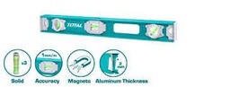 [TMT26026] TOTAL NIVEAU A BULLE MAGNETIQUE 60CM  