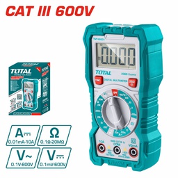 [TMT46001] TOTAL MULTIMETRE DIGITAL CAT3 600V  