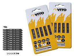 JEU 5 LAMES POUR SCIE SAUTEUSE METAL  BOSCH