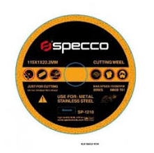 [SP-1210] SPECCO DISQUE DE COUPE INOX & STEEL 115× 1.0 ×22.2MM [SP-1210]
