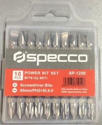 SPECCO JEU DE 10 EMBOUTS D’ALIMENTATION  [SP-1250]