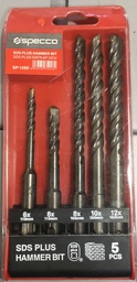 [SP-1260] SDS PLUS HAMMER BIT SET 5 PCS 
DIME