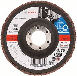 [2608605450] BOSCH PLAT LAMELLE 115MM INOX G40  
