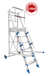 [FORTEZZA8] MARCHETTI FORTEZZA 8 platform ladder EN1004 certified