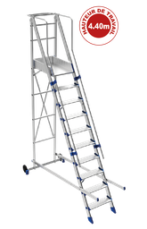 [FORTEZZA10] MARCHETTI FORTEZZA 10 platform ladder EN1004 certified
