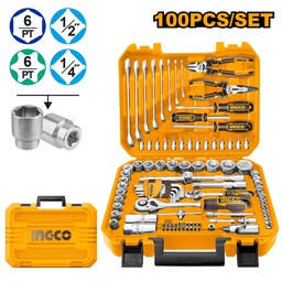 [HKTHP21001] INGCO COFFRET A OUTILS 100 PIECES [HKTHP21001]