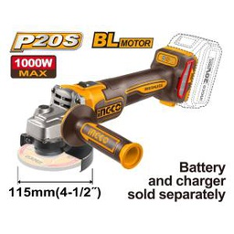 [CAGLI27153] INGCO MEULEUSE 115MM 20V SANS BATTERIE/CHARGEUR  [CAGLI201158]