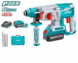 [TRHLI202287] TOTAL MARTEAU PERFORATEUR PACK SANS FIL 2BAT 20V+CHR 