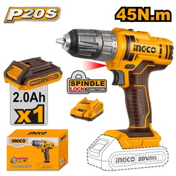 [CDLI20051] INGCO VISSEUSE SANS FIL LITHIUM 20V 1BATTERIE  