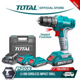 [TIDLI20012] TOTAL 20V drill driver 2AH