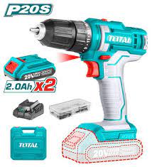 [TDLI200528] TOTAL VISSEUSE 2 AH 20V DOUBLE BATTERIE 