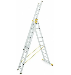 [OR311] GENERIC convertible aluminium ladder 3X 11 rungs 7.05M