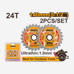 [TSB1403] INGCO 2 DISQUE POUR SCIE CIRCULAIRE À BATTERIE CSLI14021  