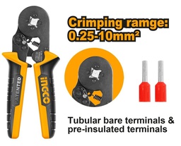 INGCO PINCE A SERTIR LES COSSES A CLIQUET 6'' [HRCPG05210]