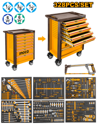 INGCO SERVANTE A 7 TIRROIRS 328 PCS-HTCS273281