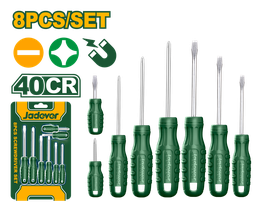 JADEVER JEU DE TOURNEVIS 8 PIÈCES  [JDSS2408]