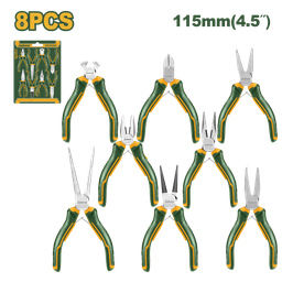 JADEVER JEU DE MINI PINCES 8 PIÈCES [JDPS1618]