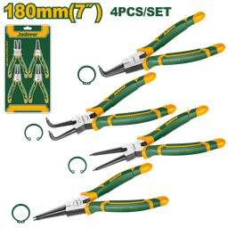 JADEVER JEU DE 4 PINCES À CIRCLIPS-JDPS2604