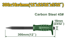 [JDCC1304] JADEVER إزميل مدبب