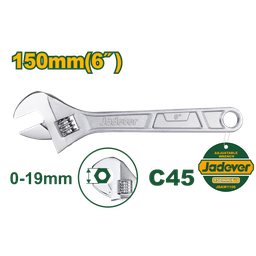 [JDAW1106] JADEVER CLÉ À MOLETTE 150MM  