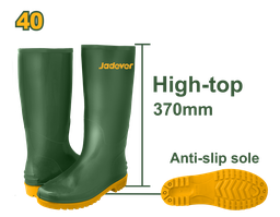 JADEVER BOTTES PVC VERT [JDRB1L40]