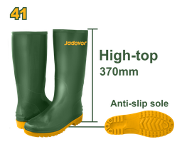 JADEVER BOTTES PVC VERT [JDRB1L41]