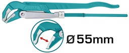 [THT172153] TOTAL heavy duty 45° Swedish pipe wrench 1-1/2