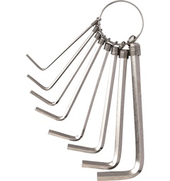 DELI Ensembles de clés hexagonales 1,5-6 (mm) [DL3080]