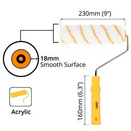 DELI Brosse cylindrique (paroi intérieure) Taille : 9 " [DL509629]