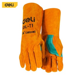 DELI Gants de soudage 14" [DL-T1]