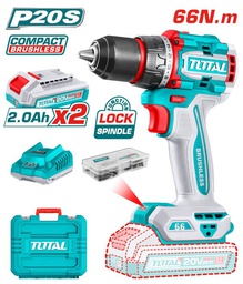 [TDLI20668] TOTAL VISSEUSE 20V 66NM 2 BATT BRUSHLESS