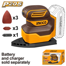 [CPSLI20141] INGCO آلة صنفرة PALMIER لاسلكي 20V