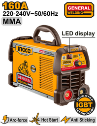 INGCO POSTE A SOUDER MMA INVERTER 160A [ING-MMA16059]