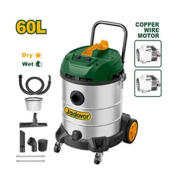 [JDVR5A60] JADEVER VACUUM CLEANER 60L 2 MOTOR 2 * 1200W