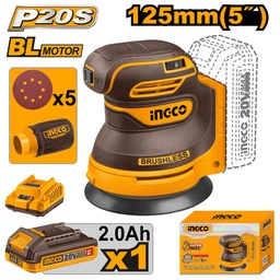 [CROSLI2002] INGCO PONCEUSE ORBITALE LITHIUM20V+ 1 BATTERIE [CROSLI20021]20021