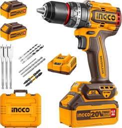 INGCO PERCEUSE-VISSEUSE BRUSHLESS 96NM BALAIS [CIDLI20968]
