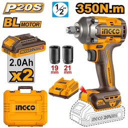 [CIWLI20351] INGCO IMPACT WRENCH 20V 350N.M 1 BATTERY