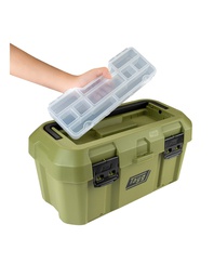 [146039] TAYG CAISSE A OUTILS  AVEC PLATEAU 499x279x254 VERT 