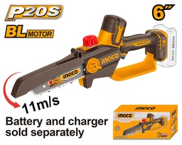 [CGSLI2066] INGCO SAW POLE SAW 6" 20V WITHOUT BATTERY