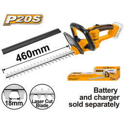 [CHTLI20018] INGCO TAILLE-HAIE 20V 460MM WITHOUT BATTERY WITHOUT CHARGER INGCO