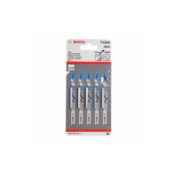 [T118A] GENERIC set of 5 T118A jigsaw blades for metal