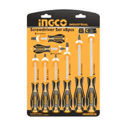 INGCO SET DE 8 TOURNEVIS  [HKSD0828]