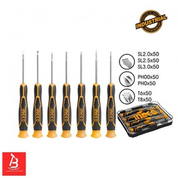 [HKSD0718] INGCO set of 7 precision screwdrivers