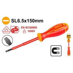 [HISD816150] INGCO مفك معزول SL 6.5×150