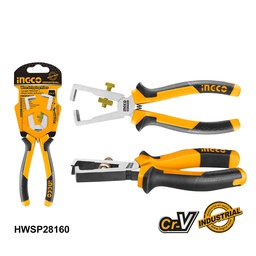 INGCO PINCES A DENUDER 160MM  [HWSP28160]