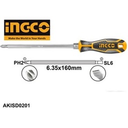 INGCO JEU DE TOURNEVIS 2 EN 1 PH2 + SL6 [AKISD0201]